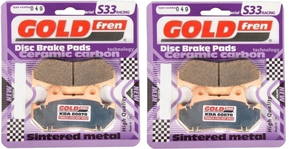 Pastillas de disco de freno delanteras Goldfren S33 para Honda CB 750 F2C (D.O.H.C.) 1982 Foto 1 de 1