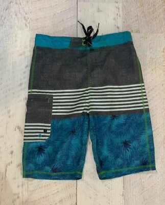 Pumpkin patch Boys size 12 quick dry boardshorts, adjustable waist shorts - image 1 of 2