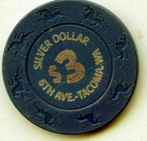 Card Room: Silver Dollar Casino 3.00, 5th Ave, Tacoma, Washington - Bild 1 von 2