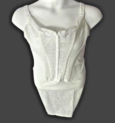 Corsé faja deshuesada base corona corona corona talla grande 48 (4X) de colección Foto 1 de 4