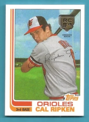 CAL RIPKEN JR. 2020 Topps Rookie Card Retrospective RC Logo Medallion #CR - Image 1 of 2