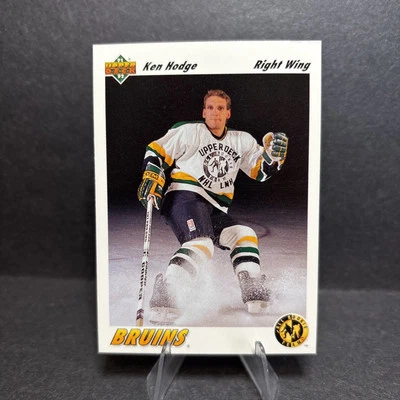 1992 Upper Deck Hockey Ken Hodge #41  Boston Bruins (RC) All Rookie Team - Image 1 of 2