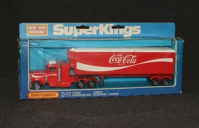Matchbox 1978 SuperKings K-31 Peterbuilt Refridgeration Truck Coca-Cola MIB - Image 1 of 4