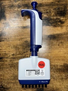 Rainin Pipet-Lite XLS+ 8 Channel Multi L50 5-50 uL Pipette LTS  - Picture 1 of 5