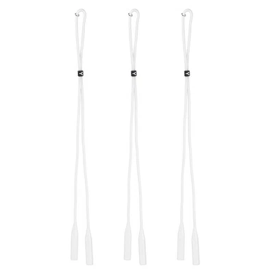 Correa de silicona ajustable para gafas 2 piezas para hombres mujeres, blanca Foto 1 de 4