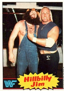 WWF WWE TOPPS 1985 Hulk Hogan Vintage Wrestling Trading Card 15 Hillbilly Jim - Bild 1 von 2