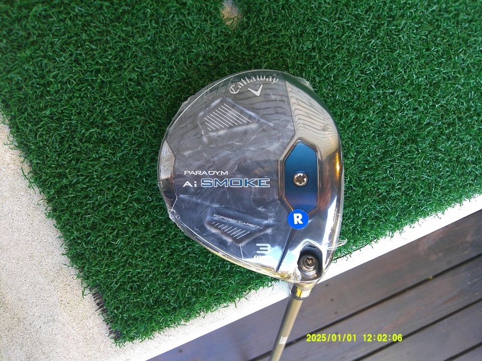 Callaway Paradym Ai Smoke MA* 3 Wood Reg Mitsubishi Tensei AV Blue 65 Excnt
