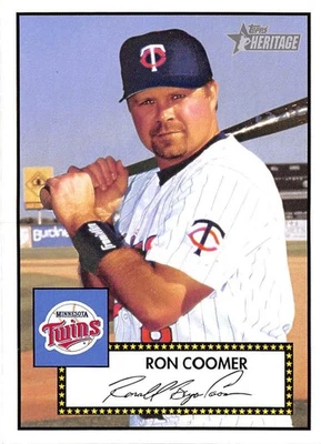 2001 Topps Heritage #109 Ron Coomer NM-MT - Image 1 of 2