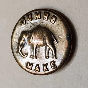 Bb JUMBO MAKE ELEFANT OVERALL KNOPF Wackelschaft klein 9/16" - Bild 1 von 2