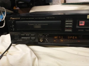 Pioneer PDR-W739 Compact Disc Recorder/Multi-CD Changer-3 Disc Tray issue Remote - Picture 1 of 15