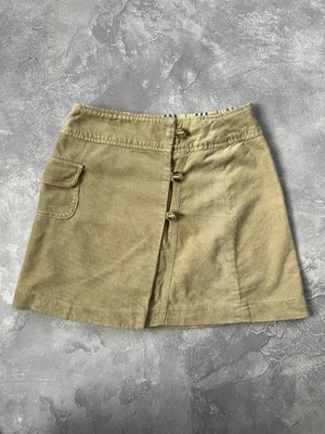 Burberry London Cargo Pocket Corduroy mini skirt Beige 10y / Womens XXS - Image 1 of 4