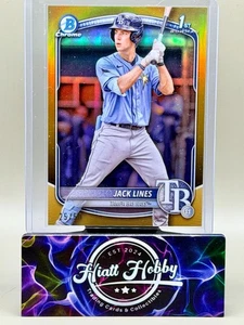 2025 Bowman Chrome - Jack Lines #BCP-64 - Gold /50 (RC) - Bild 1 von 2