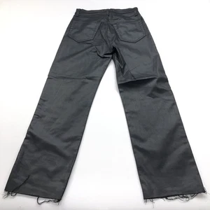 Abercrombie & Fitch The Ankle Straight Ultra High Rise 27 (Fit 26W 27L) Coated - Picture 1 of 10
