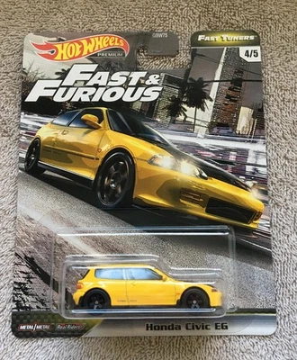 Honda Civic Eg 2020 Hot Wheels Premium Fast & Furious Fast Turners Foto 1 de 2