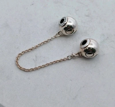 Серебро Pandora безопасности цепочка Pandora логотип дизайн - Изображение 1 из 4