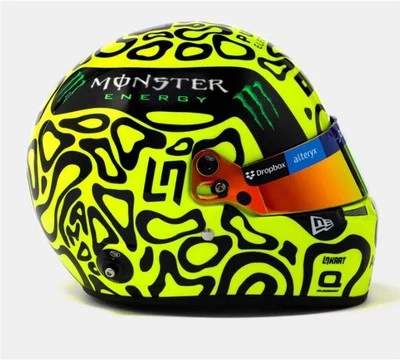 Adesivo adesivo capacete Lando Norris 2024 McLaren Racing Formula One F1 - Imagem 1 de 2