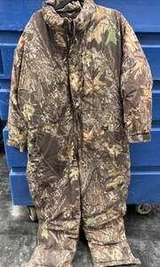 Cabelas Premier Northern Goose Down Camo Snowsuit Coveralls Mens 2XL Reg No Hood - Picture 1 of 4
