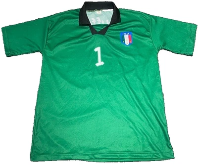 Camiseta de portero Italia Gianluigi Buffon verde manga corta mediana Foto 1 de 4
