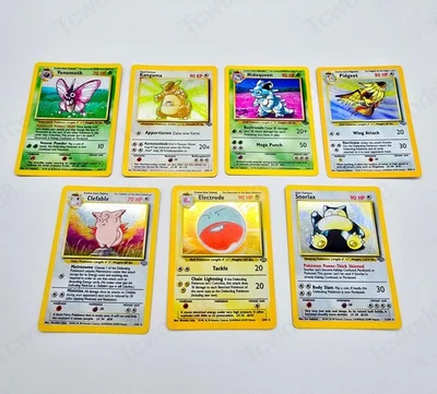 Pokémon Jungle Holo Set Venomoth, Kangaskhan, Nidoqueen, Pidgeot, etc. (M.Play) - Image 1 of 4