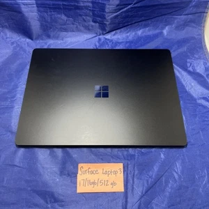 Microsoft Surface Laptop 3 - 13.5"(512GB SSD, i7-1065G7 @1.30, 16GB RAM) 1868 - Picture 1 of 12