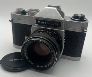 Chinon CS 35mm Film Camera Chinon Auto 55mm F1.7 Lens - Light Fungus - Picture 1 of 7