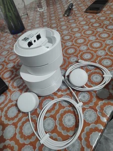 2 Google WIFI Access Point Router GJ2CQ WIFI Google Mesh with Power Cords - Picture 1 of 3