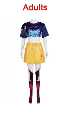 Adults&Kids K-POP Rumi Mira Zoey Cosplay Costume Wig Halloween Full Set Outfits - Image 1 of 4