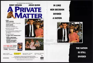 A PRIVATE MATTER__Original 1992 Trade Print AD promo__SISSY SPACEK__Room - Imagen 1 de 2