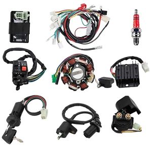 Complete Wiring Harness Kit with Electrics for ATV Quad 4 Wheelers 150CC-250CC - - Picture 1 of 12