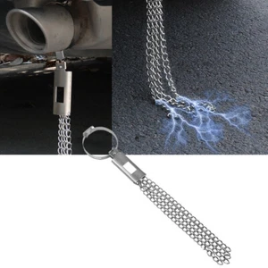 Car Ground Strap Ground Electrostatic Belt Car Belt Engine Anti-Static Silver - Picture 1 of 9