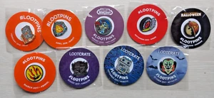 9 Loot Crate #Lootpins 2016 2017 World Warcraft Halloween SEE PICS - Picture 1 of 11