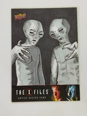 2018 Upper Deck The X-Files Art Sketch By John Bruce 1/1 - Image 1 of 2