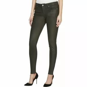 WILLIAM RAST Pantaloni donna perfetti in ecopelle scamosciata gamba skinny, Rosin taglia 29 nuovi con etichette - Foto 1 di 2