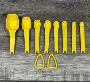 Vintage Tupperware Ersatz Messlöffel EL, TLP, Ringhalter YLW SIE WÄHLEN - Bild 1 von 24