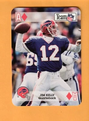 Jim Kelly Buffalo Bills 1992 Sport Decks HOF Miami Hurricanes 6D - Image 1 of 2
