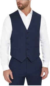 Tommy Hilfiger Anzug Weste $ 125 Herren Large marineblau Hayes Wollmischung THFlex NEU - Bild 1 von 5