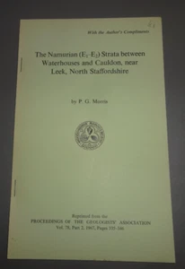 The Namurian (E1-E2) Strata between Waterhouses & Cauldon nr Leek N.Staffs - Picture 1 of 2