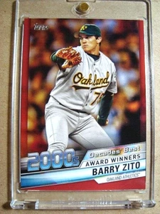 2020 Barry Zito Topps Red 2000's Decades' Best Award Winners 01/10 MINT 🔥🔥🔥 - Bild 1 von 2