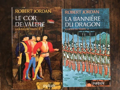 LA ROUE DU TEMPS ... ROBERT JORDAN ... TOME 3 + TOME 4 ... FANTASY - Photo 1/3