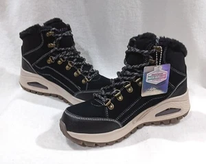 Zapatos Skechers Street Uno resistentes de invierno negros para mujer talla 7/8 nuevos con etiquetas - Imagen 1 de 7