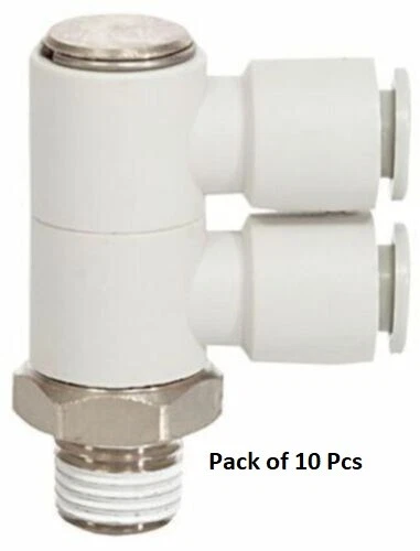 SMC Pushfit Double Universal Elbow - (Pack of 10 pcs) - KQ2VD08-02S-X2 - Image 1 of 1