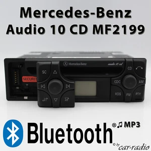 Genuine Mercedes Audio 10 CD MF2199 Bluetooth Radio MP3 Audio Streaming CD-R - Picture 1 of 11