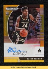 2020-21 Prizm Draft Picks Prospect Gold 6/10 Aaron Nesmith Rookie Auto RC READ