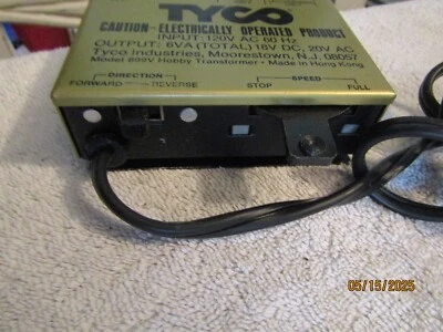 Vintage Tyco HO Transformer Train Metal Power Supply Pack Model 899V Fixed Lever - Image 1 of 4
