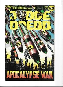 JUDGE DREDD #20 --- APOCALYPSE WAR! BOLAND! HI-GRADE! Eagle Comics! 1985! NM-