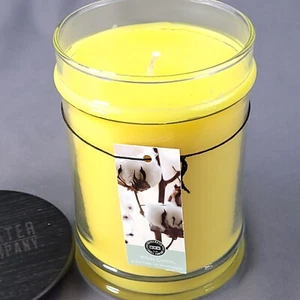 Bridgewater candle 18.5 oz White Cotton Scent Single Wick NEW - Picture 1 of 6