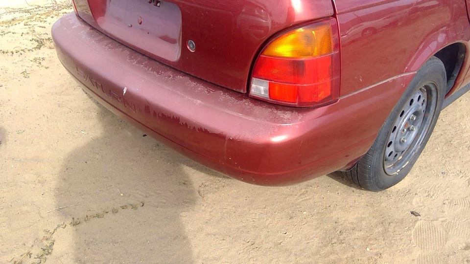 1996 1997 1998 1999 Saturn Sw2 Rear Bumper Cover Assembly Oem Back Red - Image 1 of 4