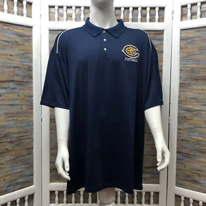 Russell Athletic Mens Polo Shirt Size 4XL Lion Football Dri Power Short Sleeve - Picture 1 of 12