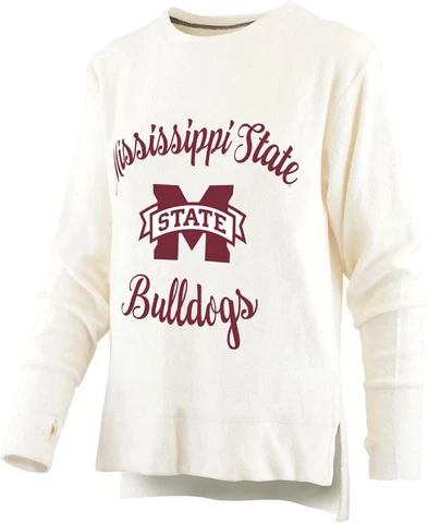 Women's Mississippi State Bulldogs Sweatshirt Cuddle Knit Fleece Cover