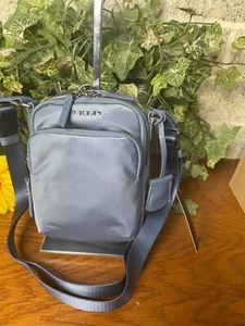 NWT TUMI VOYAGEUR RAMA / RUMA CROSSBODY HANDBAG BAG SHOULDER PURSE CORNFLOWER - Picture 1 of 14